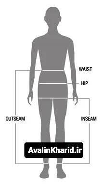 راهنمای سایز شلوار جین زنانه
